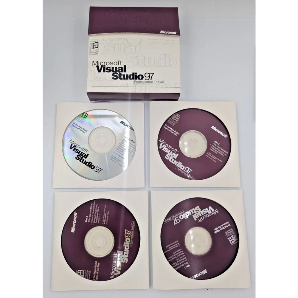 Microsoft Visual Studio 97 Boxed Software Set Professional Edition